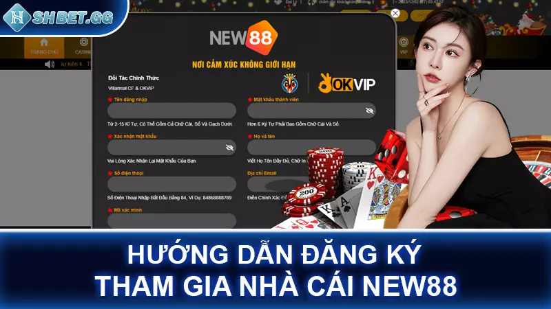 Hướng dẫn đăng ký tham gia nhà cái NEW88